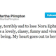 Illustration for article titled Twitter Says Goodbye to Nora Ephron